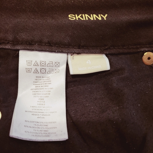 DESIGNER Michael Kors Black 🖤 Skinny Jeans - Picture 11 of 11